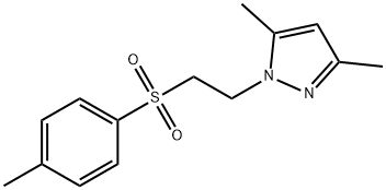 1H-Pyrazole, 3,5-dimethyl-1-[2-[(4-methylphenyl)sulfonyl]ethyl]-