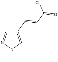 (2E)-3-(1-methyl-1H-pyrazol-4-yl)acryloyl chloride