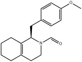 (+)-3,4,5,6,7,8-hexahydro-1-(p-Methoxybenzyl)-2(1H)-Isoquinolinecarboxaldehyde