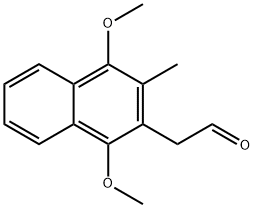 2-(1,4-dimethoxy-3-methylnaphthalen-2-yl)acetaldehyde