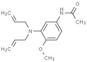 3-(N,N-二烯丙基)氨基-4-甲氧基乙酰苯胺
