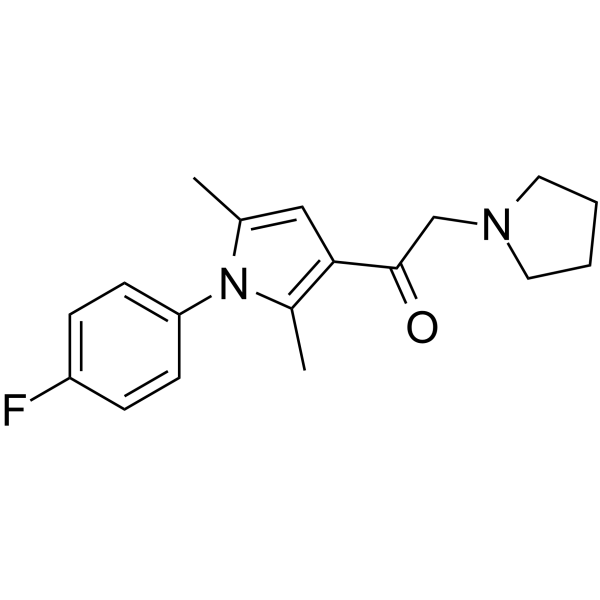 1-(1-(4-fluorophenyl)-2,5-diMethyl-1H-pyrrol-3-yl)-2-(pyrrolidin-1-yl)ethanone