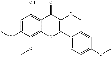 5-Hydroxy-2-(4-methoxyphenyl)-3,7,8-trimethoxy-4H-1-benzopyran-4-one
