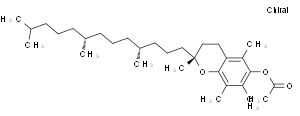 3,4-dihydro-2,5,7,8-tetramethyl-2-(4,8,12-trimethyltridecyl)-,acetate,(2r*(4r*,8r*))-(+-)-2h-1-benzopyran-6-o
