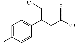 4-Amino-3-(4-fluoro-phenyl)-butyric AcidDISCONTINUED. Please see A608650.