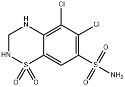 5,6-Dichloro-3,4-dihydro-2H-1,2,4-benzothiadiazine-7-sulfonaMide 1,1-Dioxide