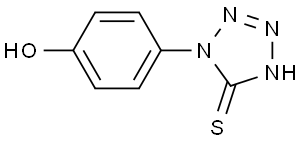 1,2-Dihydro-1-(p-hydroxyphenyl)-5H-tetrazol-5-thion