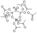 Hexakis (mu-acetato) triaqua-mu3-oxotriiridium (III) acetate
