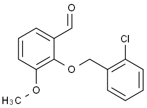 2-[(2-CHLOROBENZYL)OXY]-3-METHOXYBENZALDEHYDE