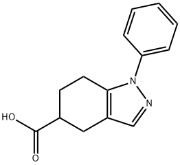 4,5,6,7-Tetrahydro-1-phenyl-1H-indazole-5-carboxylic acid