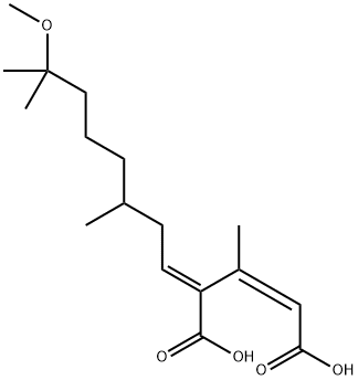 (Z,E)-(±)-4-(7-methoxy-3,7-dimethyloctylidene)-3-methylpent-2-ene-1,5-dioic acid