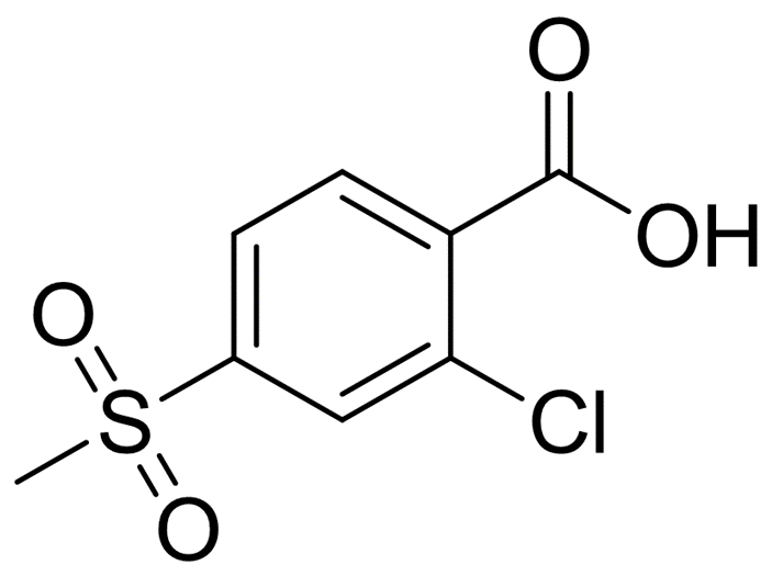 2-CHLORO-4-(METHYLSULFONYL)BENZOIC ACID  (DRY BASIS)