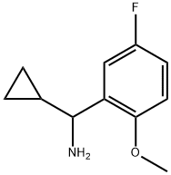 1-cyclopropyl-1-(5-fluoro-2-methoxyphenyl)metha namine