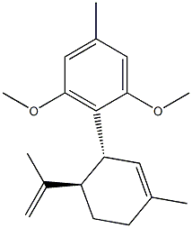 1,3-二甲氧基-5-甲基-2-[(1R,6R)-3-甲基-6-(1-甲基乙烯基)-2-环己烯-1-基]苯