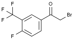 2-bromo-1-(4-fluoro-3-(trifluoromethyl)phenyl)ethanone