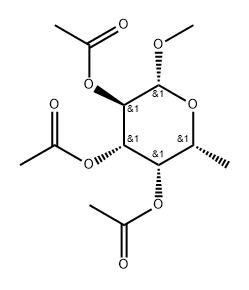 β-D-Galactopyranoside, methyl 6-deoxy-, triacetate (9CI)