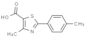4-甲基-2-(4-甲基苯基)-1,3-噻唑-5-羧酸