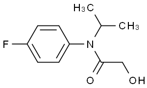N-(4-fluorophenyl)-2-hydroxy-N-(1-methylethyl)acetamide