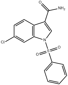 6-CHLORO-(PHENYLSULFONYL)-1H-INDOLE-3-CARBOXAMIDE