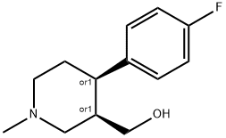 ((3RS,4RS)-4-(4-fluorophenyl)-1-methylpiperidin-3-yl)methanol hydrochloride
