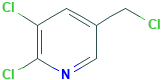 5,6-Dichloronicotinyl chloride, alpha,5,6-Trichloro-3-picoline