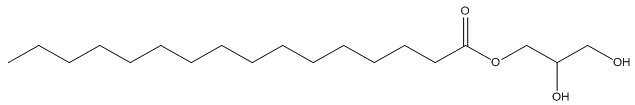 1,2,3-Propanetriol 1-hexandecanoyl ester