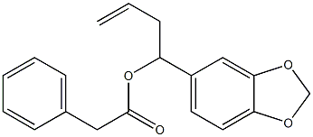 苯乙酸 1-(1,3-苯并二氧杂环戊烯-5-基)-3-丁烯基酯