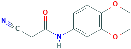 2-氰基-N-(2,3-二氢苯并[b][1,4]二噁英-6-基)乙酰胺