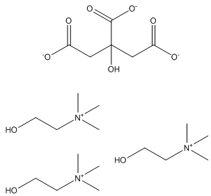 ethanaminium,2-hydroxy-n,n,n-trimethyl-,saltwith2-hydroxy-1,2,3-propanetric