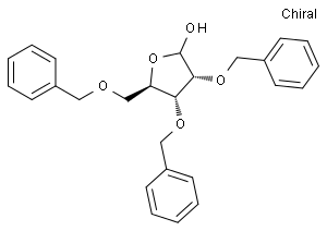 (2R,3R,4R)-2,3,5-tris(benzyloxy)-4-hydroxypentanal