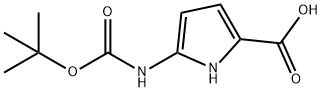 1H-Pyrrole-2-carboxylic acid, 5-[[(1,1-dimethylethoxy)carbonyl]amino]-
