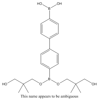 4,4-Biphenyldiboronic acid bis (NPG) cyclic ester