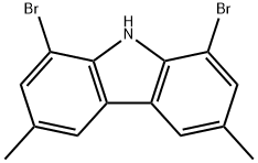 9H-Carbazole, 1,8-dibromo-3,6-dimethyl-