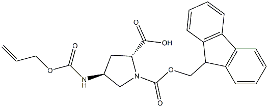 (2R,4S)-4-ALLOC-氨基-1-FMOC-吡咯烷-2-羧酸