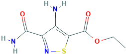 4-氨基-3-氨基甲酰基-1,2-噻唑-5-羧酸乙酯