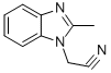 1H-Benzimidazole-1-acetonitrile,2-methyl-(9CI)