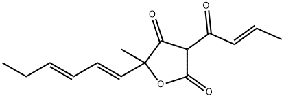 5-[(1E,3E)-1,3-Hexadienyl]-5-methyl-3-[(E)-1-oxo-2-butenyl]furan-2,4(3H,5H)-dione
