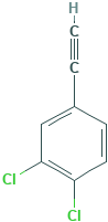1,2-Dichloro-4-ethynylbenzene,  3,4-Dichloro-1-ethynylbenzene