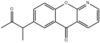 5H-[1]Benzopyrano[2,3-b]pyridin-5-one, 7-(1-methyl-2-oxopropyl)-