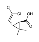 trans-2,2-dimethyl-3-(2,2-dichlorovinyl)-cyclopropanecarboxylic acid