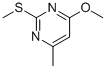 6-甲基-4-甲氧基-2-甲硫基嘧啶