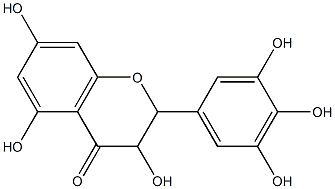 3,5,7-trihydroxy-2-(3,4,5-trihydroxyphenyl)-2,3-dihydrochromen-4-one