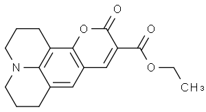 2,3,5,6-1h,4h-tetrahydro-9-carbethoxyquinolizino-[9,9a,1-gh]coumarin