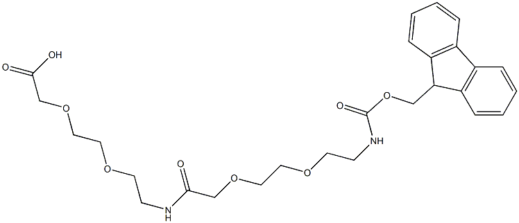 2-{2-[2-(2-{2-[2-({[(9H-fluoren-9-yl)methoxy]carbonyl}amino)ethoxy]ethoxy}acetamido)ethoxy]ethoxy}acetic acid