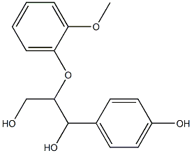 1-(4-Hydroxyphenyl)-2-(2-methoxyphenoxy)propane-1,3-diol