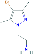 2-(4-溴-3,5-二甲基-1H-吡唑-1-基)乙烷-1-胺