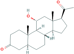 11α-Hydroxy-5α-pregnane-3,20-dione