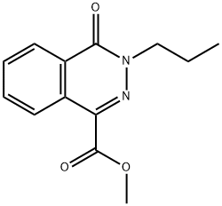 1-Phthalazinecarboxylic acid, 3,4-dihydro-4-oxo-3-propyl-, methyl ester