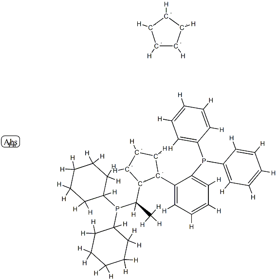 (R) -(-)-1-[(R)-2-(2'-二苯基膦苯基)二茂铁]乙基二环己基膦