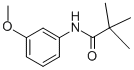 Propanamide,N-(3-methoxy phenyl)-2,2-dimethyl-(9CI)